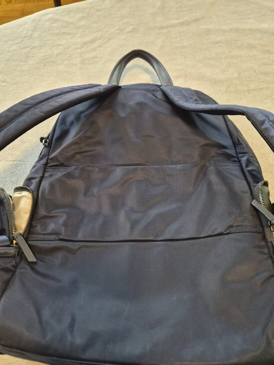 Tumi Voyageur Carson Laptop Travel Backpack Bag Navy with Gunmetal Grey Hardware main image 4